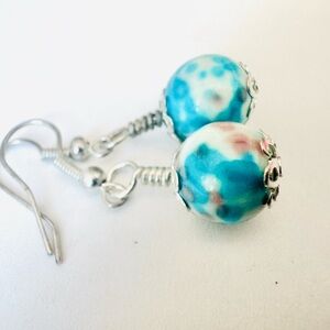 Artisan Water Droplet Earrings
